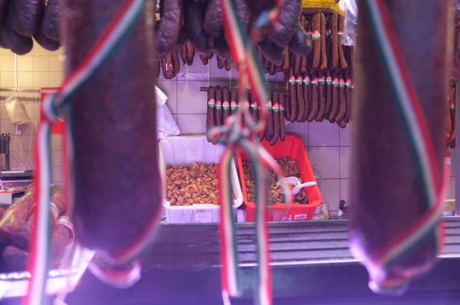 Sausauge at Budapest's Central Market 1